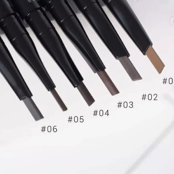 Bút Kẻ Mày/Chì Kẻ Mày 2 Đầu The Face Shop TFS Designing Eyebrown Pencil Mẫu Mới
