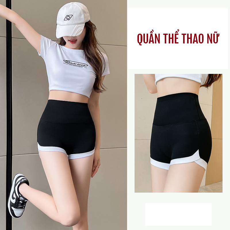 Quần Thể Thao Nữ Cạp Cao Chất Thun Lạnh Co Giãn Bốn Chiều Nâng Mông Gợi Cảm HeeS207