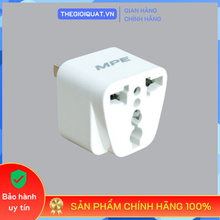 [HỎA TỐC] Phích chuyển MPE AD2 chuyển 3 chân vuông kiểu Anh, chất liệu nhựa ABS chống cháy - Hàng chính hãng