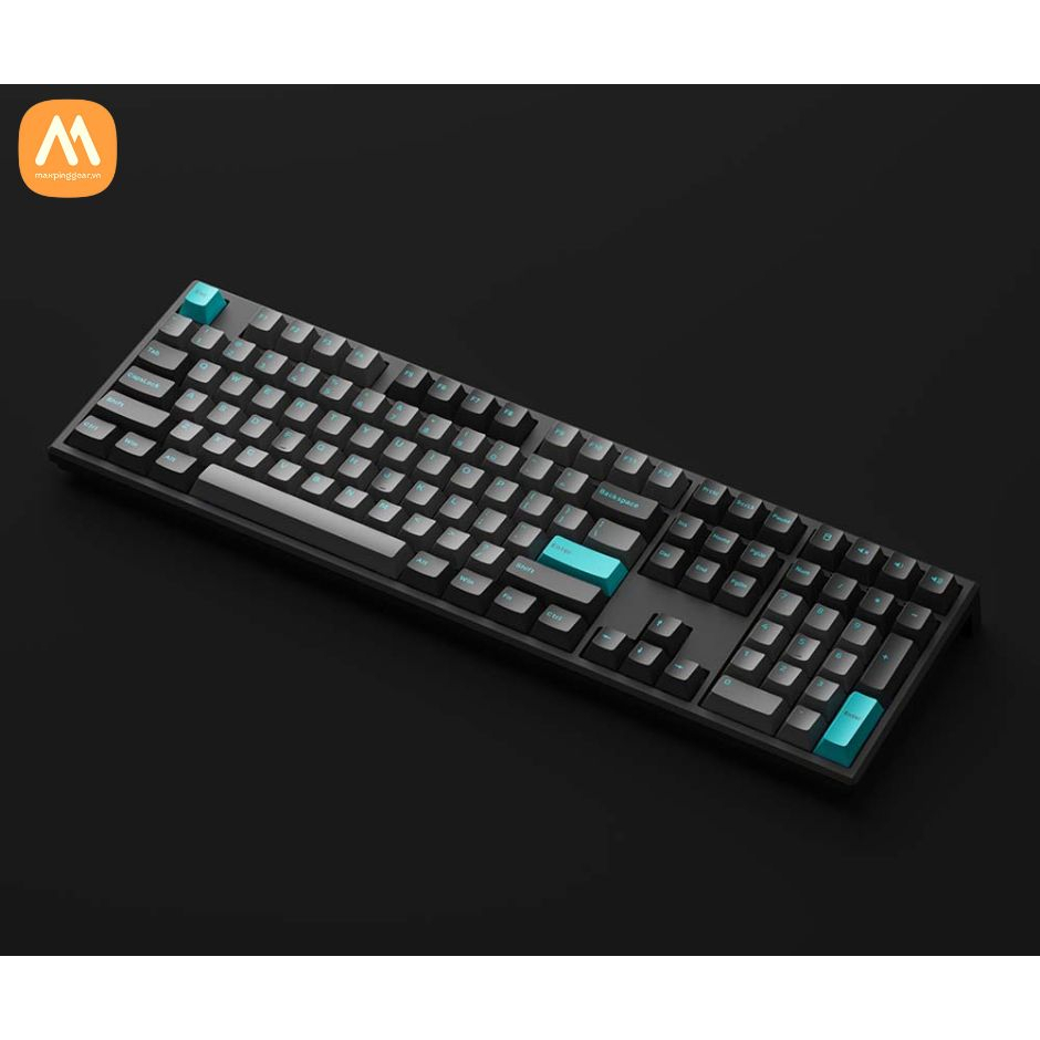 Bàn phím cơ MonsGeek MG108 Black & Cyan