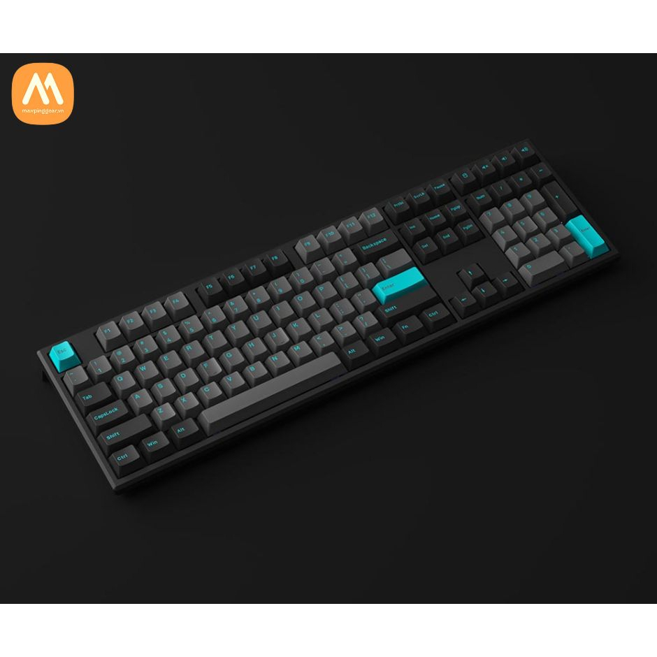 Bàn phím cơ MonsGeek MG108 Black & Cyan