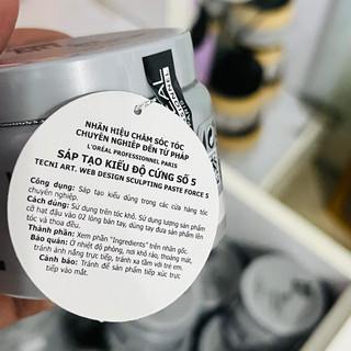 [Loreal] SÁP VỖ TẠO KIỂU TÓC L'OREAL TECNI ART WEB DESIGN SCULPTING PASTE FORCE 5 150ML
