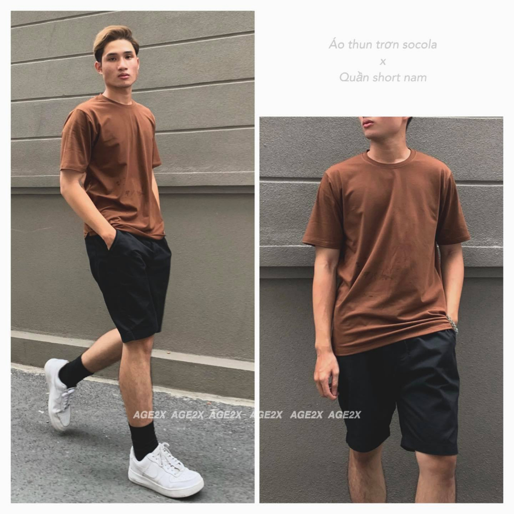 TOP 10 Màu Áo Thun Trơn Nam chất thun 83%cotton 4 chiều 225gsm