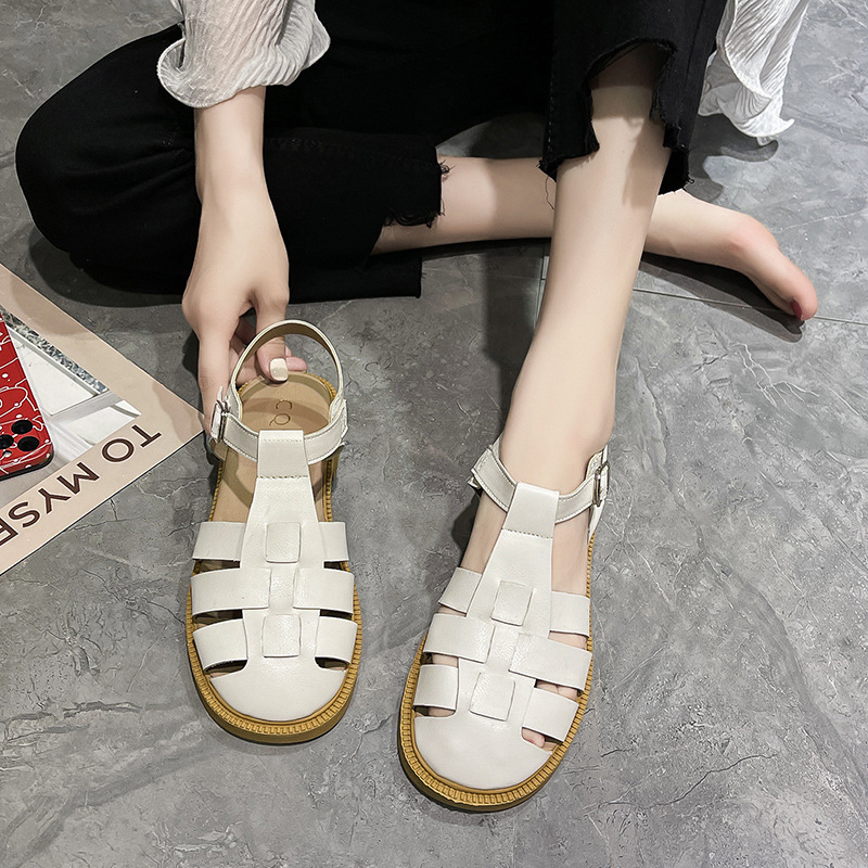 Giày Sandal Rọ nữ 3 NAN da mềm phong cách Nhật cao 3cm