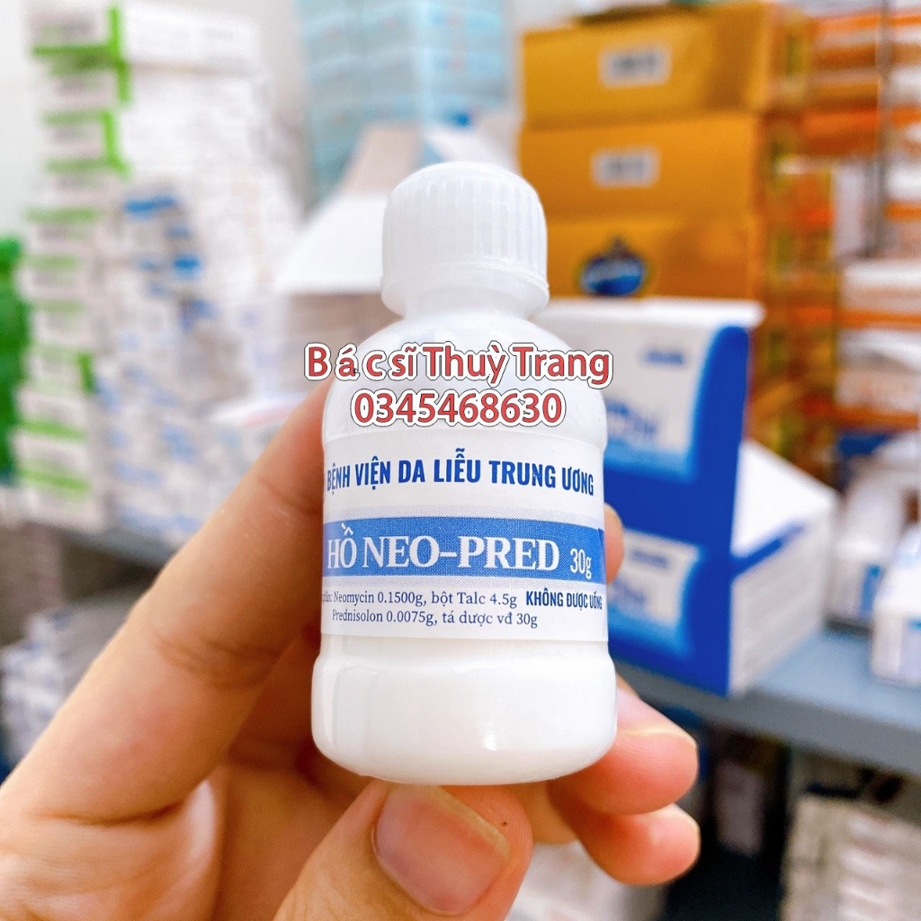 Hồ NEO-PRED giảm chàm - viện Da liễu Trung ương - 30g