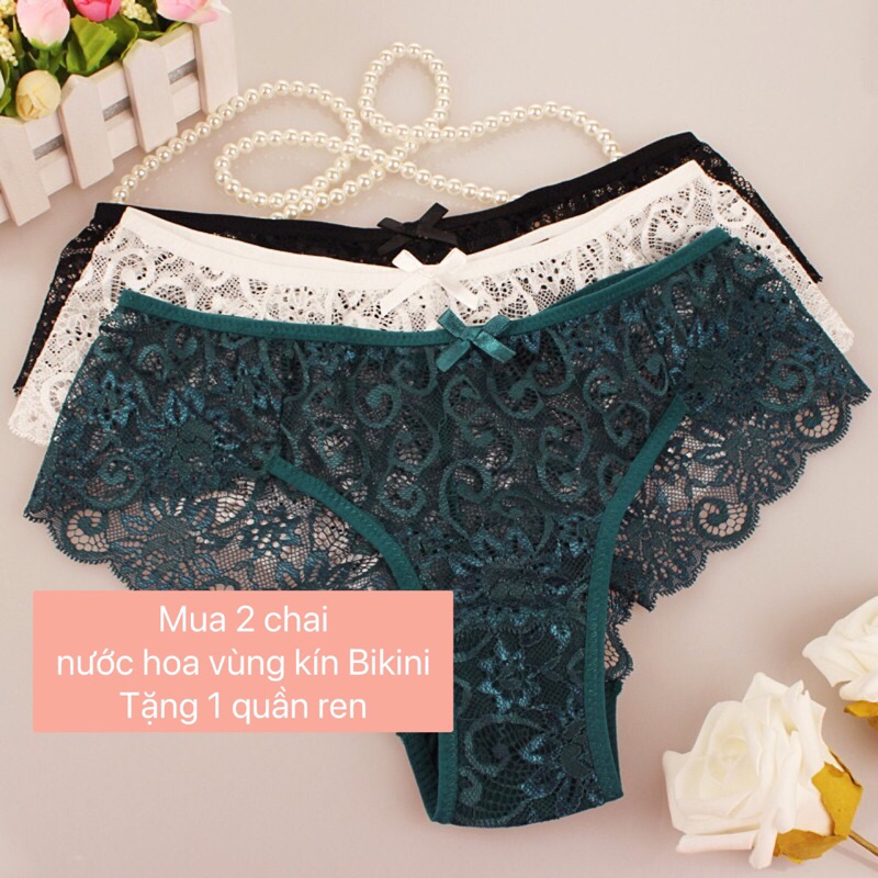 Tinh dầu nước hoa vùng kín 𝐛𝐢𝐤𝐢𝐧𝐢 hương hoa Nhài, mua 2 chai tặng 1 quần