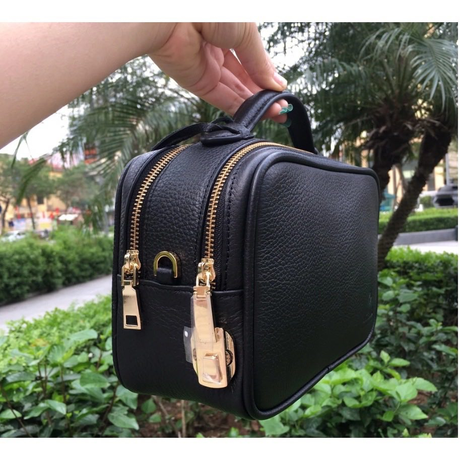 Túi cầm tay da bò thật 100%