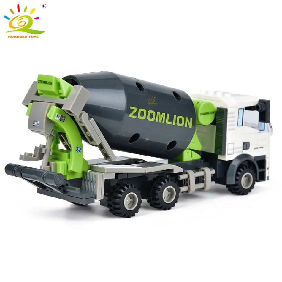 Lego công trình,Đồ Chơi Trẻ Em Lắp Ráp Xe Công Trình Dành Cho Bé;Đồ Chơi Lắp Ráp Xe Xây Dựng