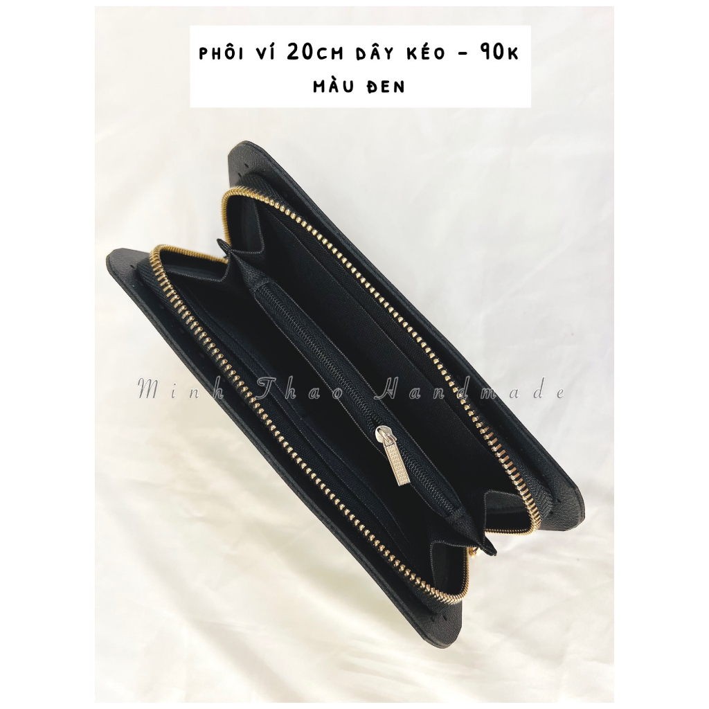 Phôi ví dây kéo 20cm