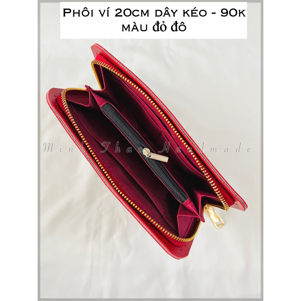 Phôi ví dây kéo 20cm