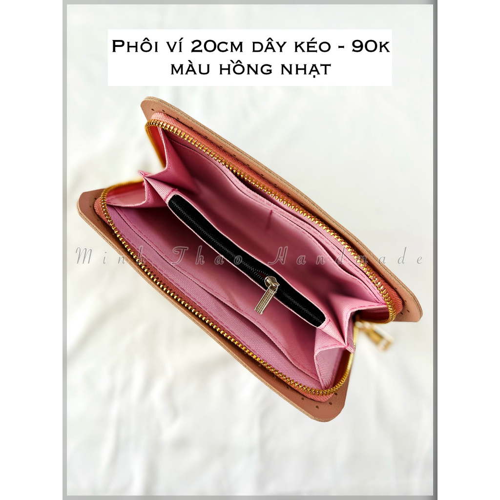 Phôi ví dây kéo 20cm