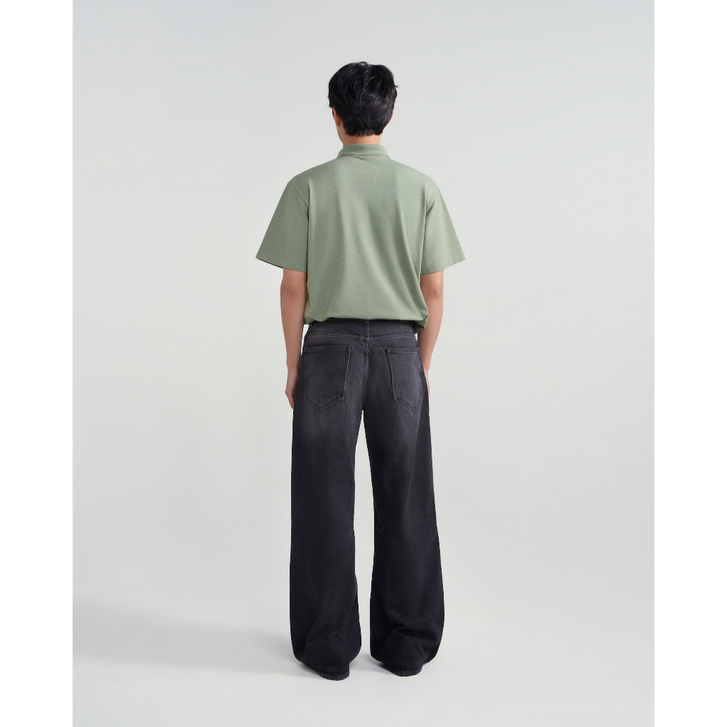 DVRK - Áo Polo Tay Ngắn Thêu Logo Màu Xanh Lá Deep Green Privé Neo Gardenia LA GALERIE-DVRK-23SS