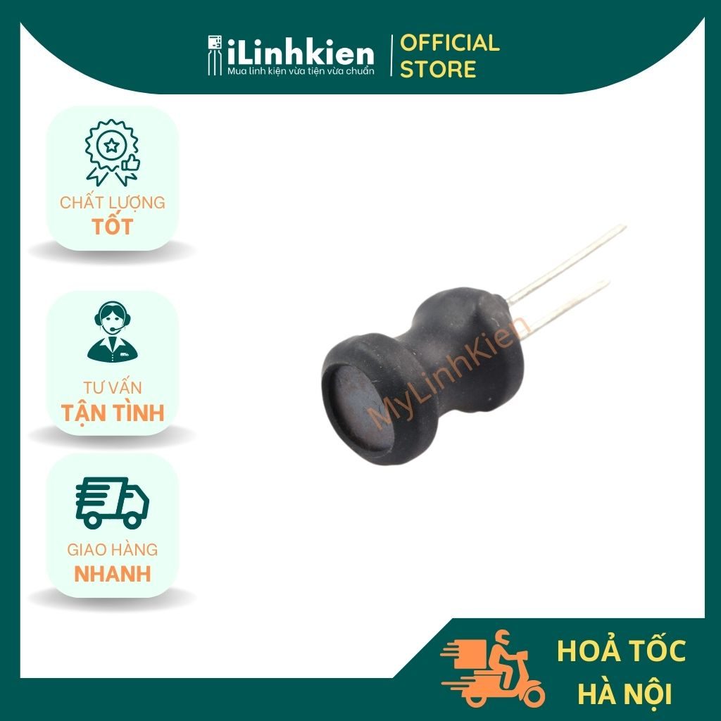 Cuộn cảm cắm 0810 330uH 6x8mm chất lượng cao.
