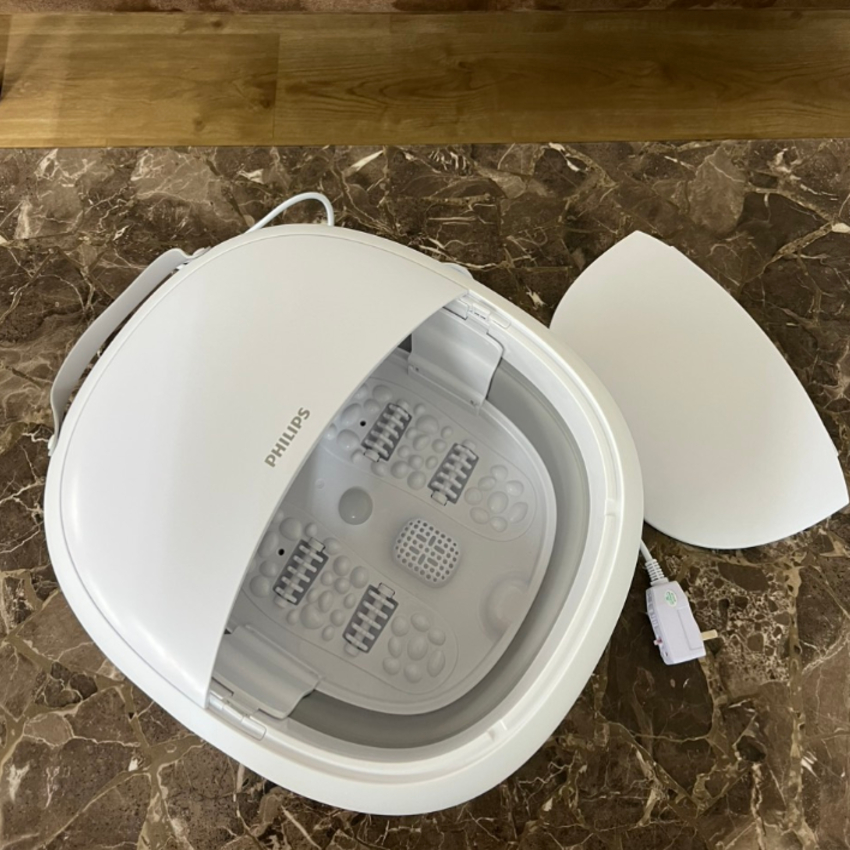 Bồn sục ngâm chân massage gấp gọn Philips PPM3101F 10 lít - Hàng Chính Hãng