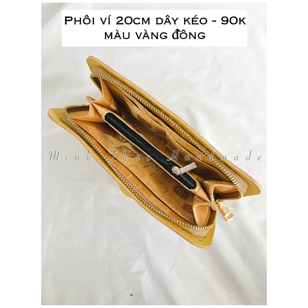 Phôi ví dây kéo 20cm