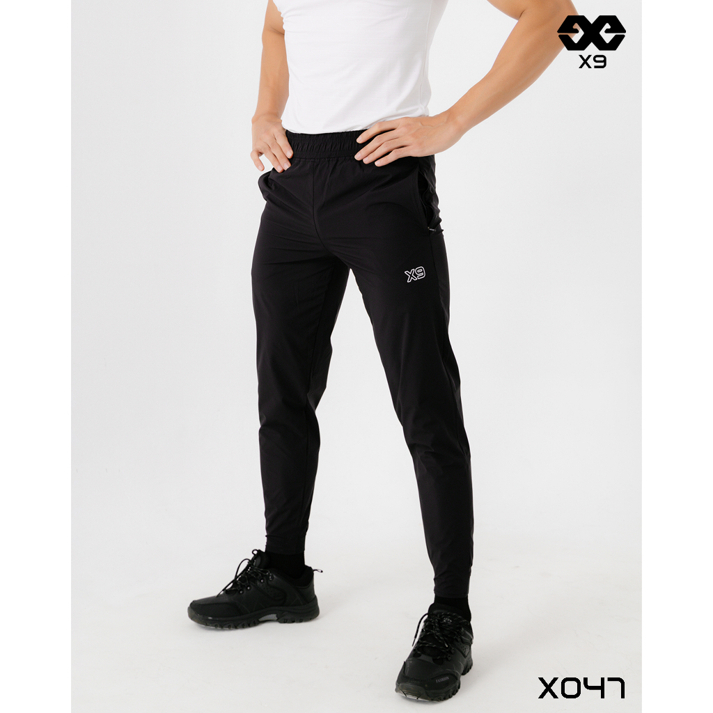 Quần Dài A Half Nam Siêu Mỏng Nhẹ Vải Dù Xi Co Giãn Siêu Tốt Thoáng Khí Tập Gym Thể Thao Chạy Bộ - X9 Sportswear - X047