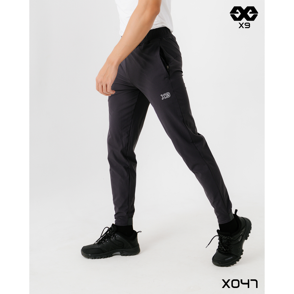 Quần Dài A Half Nam Siêu Mỏng Nhẹ Vải Dù Xi Co Giãn Siêu Tốt Thoáng Khí Tập Gym Thể Thao Chạy Bộ - X9 Sportswear - X047