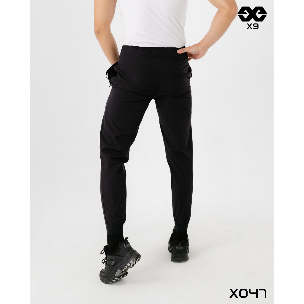 Quần Dài A Half Nam Siêu Mỏng Nhẹ Vải Dù Xi Co Giãn Siêu Tốt Thoáng Khí Tập Gym Thể Thao Chạy Bộ - X9 Sportswear - X047