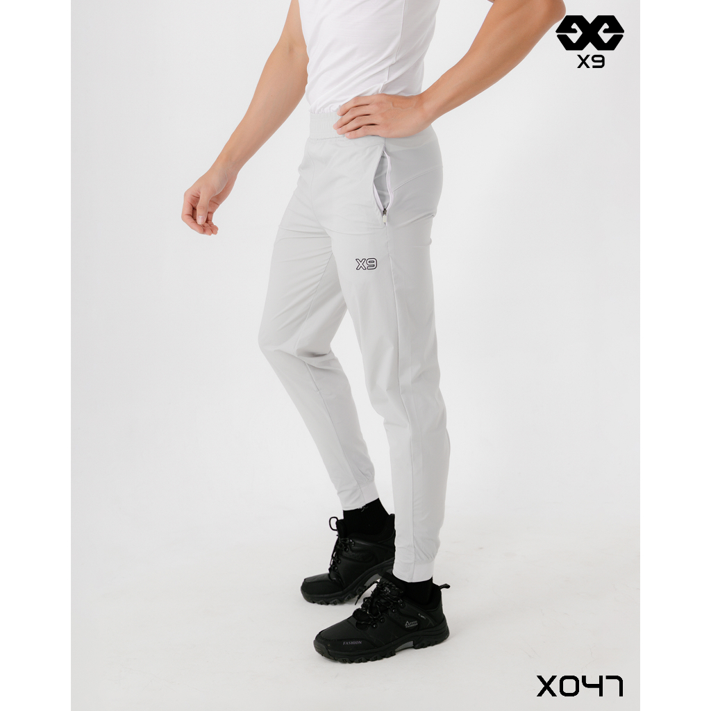Quần Dài A Half Nam Siêu Mỏng Nhẹ Vải Dù Xi Co Giãn Siêu Tốt Thoáng Khí Tập Gym Thể Thao Chạy Bộ - X9 Sportswear - X047