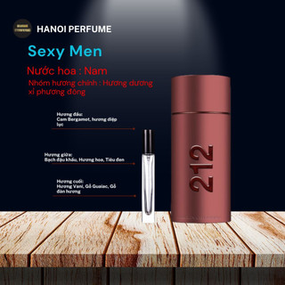 Nước hoa Nam Carolina Herrera 212 Sexy Men Chiết 10ml