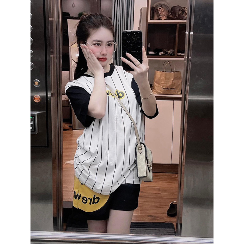 Áo thun DR Secret Pinstripe Navy  hàng cao cấp loại 1 full bao bì tag & mác | BigBuy360 - bigbuy360.vn