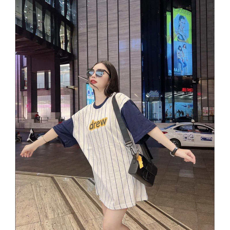 Áo thun DR Secret Pinstripe Navy  hàng cao cấp loại 1 full bao bì tag & mác | BigBuy360 - bigbuy360.vn