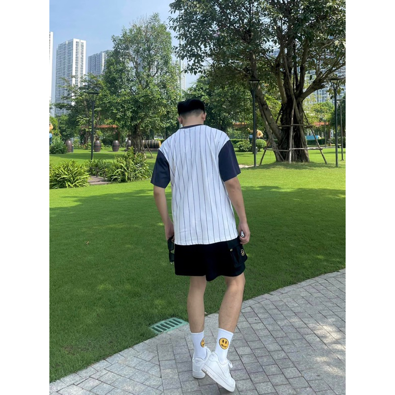 Áo thun DR Secret Pinstripe Navy  hàng cao cấp loại 1 full bao bì tag & mác | BigBuy360 - bigbuy360.vn