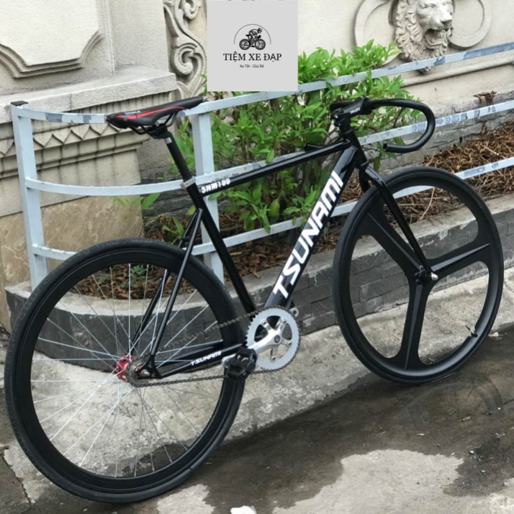 Xe đạp FixedGear Tsunami SNM100 vành trước 3 đao