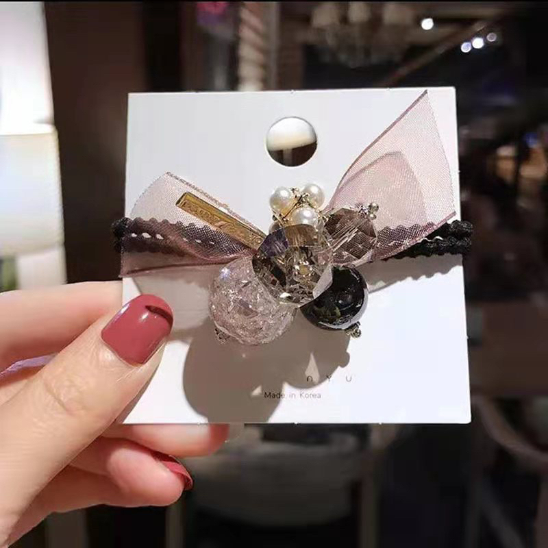 Dây Cột Tóc Đính Đá Pha Lê Dành Cho Nữ.