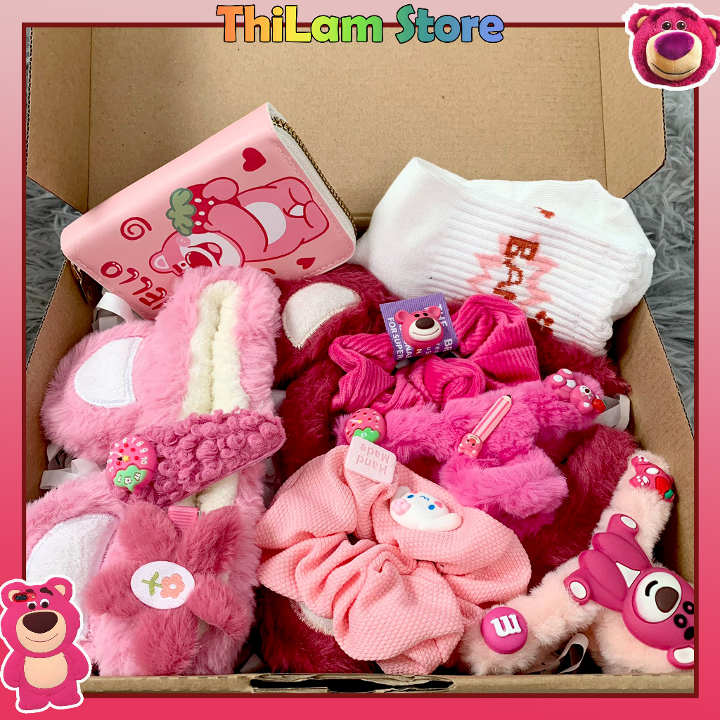 Combo Gấu Dâu Tự chọn - Set quà tặng siêu cute dành cho bạn nữ, quà sinh nhật