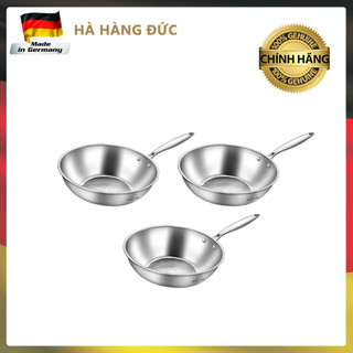 Chảo inox Casani Wokpan sâu lòng, size 28cm