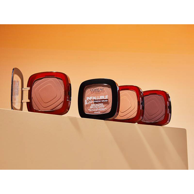 Phấn tạo khối L.Real Infallible 24g Fresh Wear Bronzer Bronzante 9g