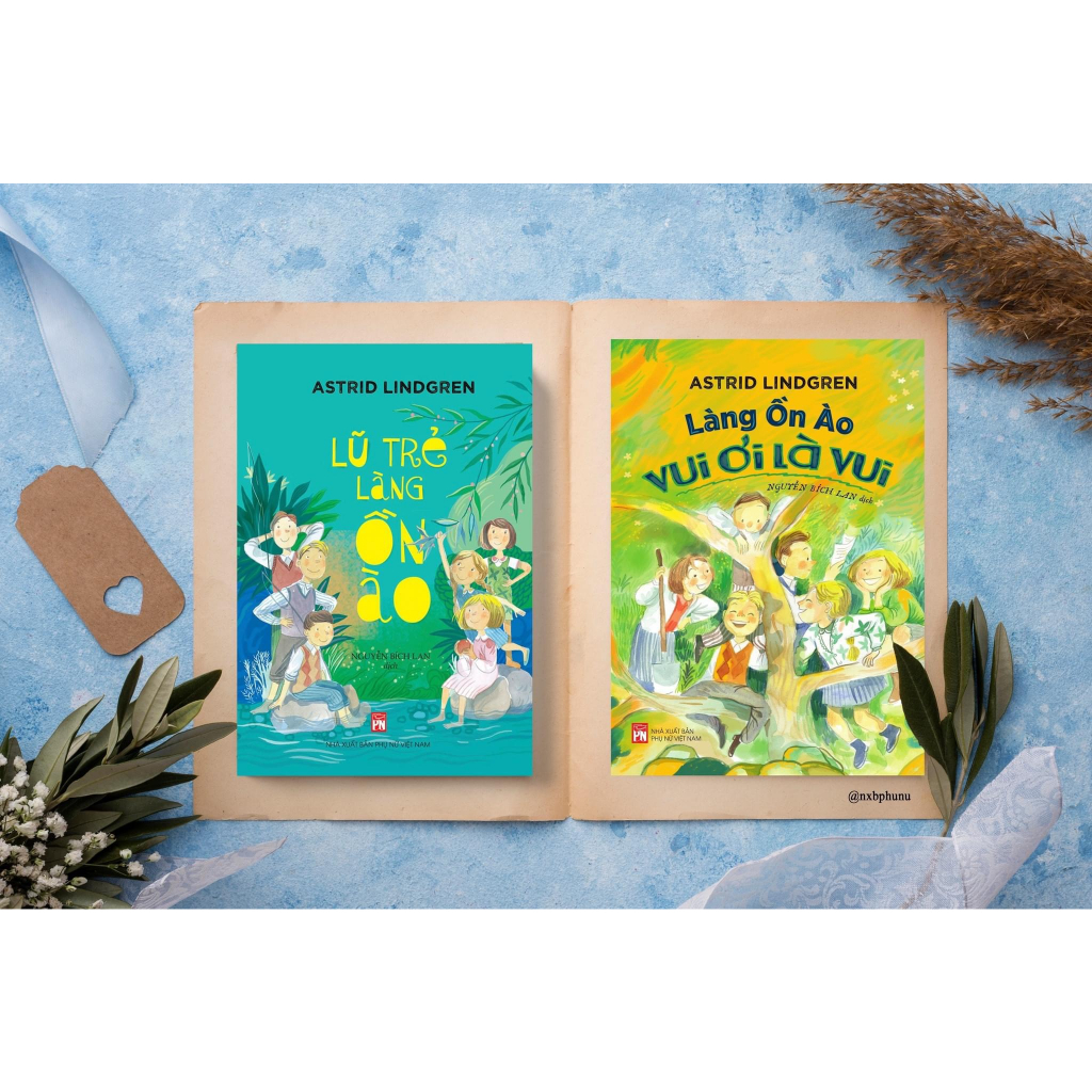 Sách - Combo 2 cuốn Làng Ồn Ào - Astrid Lindgren