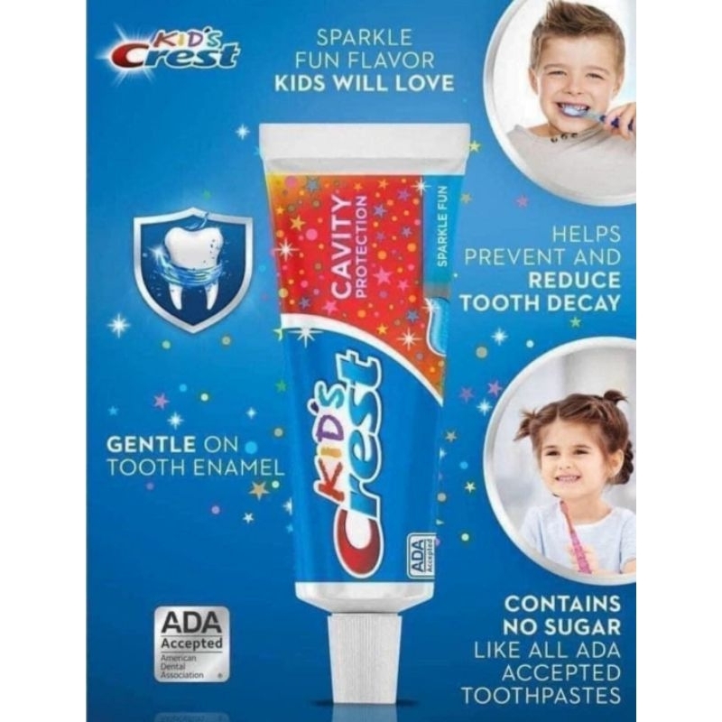 Kem đánh răng Crest Kids Cavity Protection 130g của Mỹ