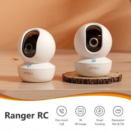 Camera IMOU Ranger RC 4MP kết nối WiFi, Quay quét 360 độ, Theo dõi chuyển động, 1 chạm để gọi điện thoại