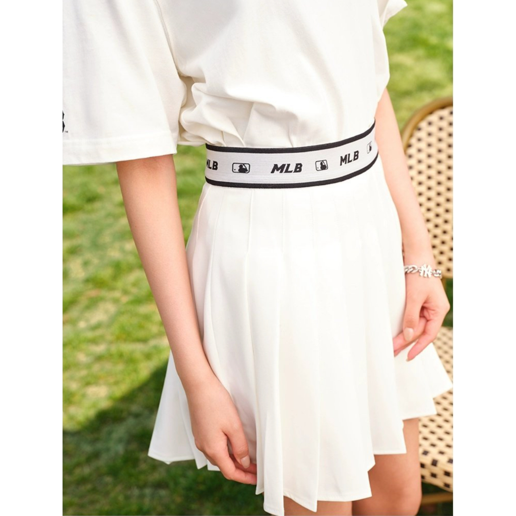 Chân váy xếp ly MLB xuất dư, chân váy thể thao tennis phong cách sporty năng động | BigBuy360 - bigbuy360.vn