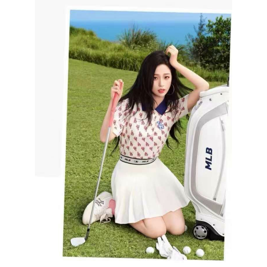 Chân váy xếp ly MLB xuất dư, chân váy thể thao tennis phong cách sporty năng động | BigBuy360 - bigbuy360.vn