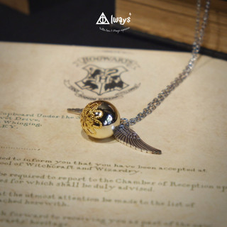 Vòng cổ bóng Snitch vàng, phụ kiện Harry Potter phối đồ xinh xắn