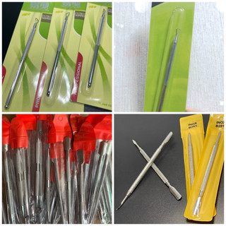 Cây đẩy da chết lấy khoé , cây cạo sơn gel inox