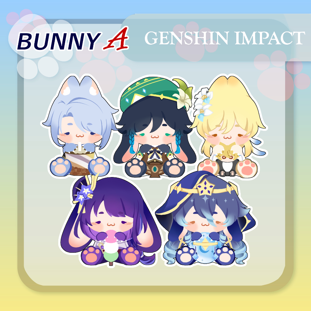 Mô hình standee Genshin Impact trông đần nhưng dễ thương [Đọc ghi chú]