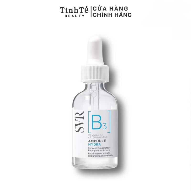 Tinh chất dưỡng ngăn ngừa nếp nhăn, phục hồi da và dưỡng ẩm SVR B3 Ampoule Hydra 10ml