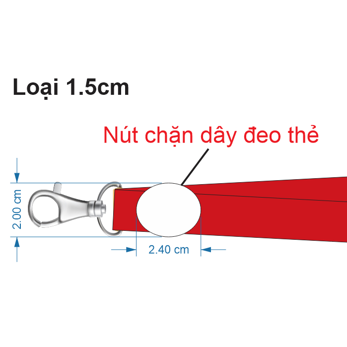 Nút chặn dây đeo thẻ, Nút rút ngắn dây đeo thẻ nhân viên