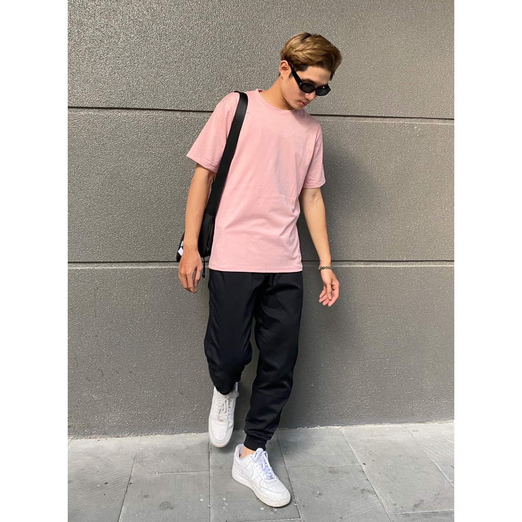 Áo thun trơn  Nam  AGE2X chất thun cotton 4 chiều, mềm mát, siêu thấm hút, không nhăn