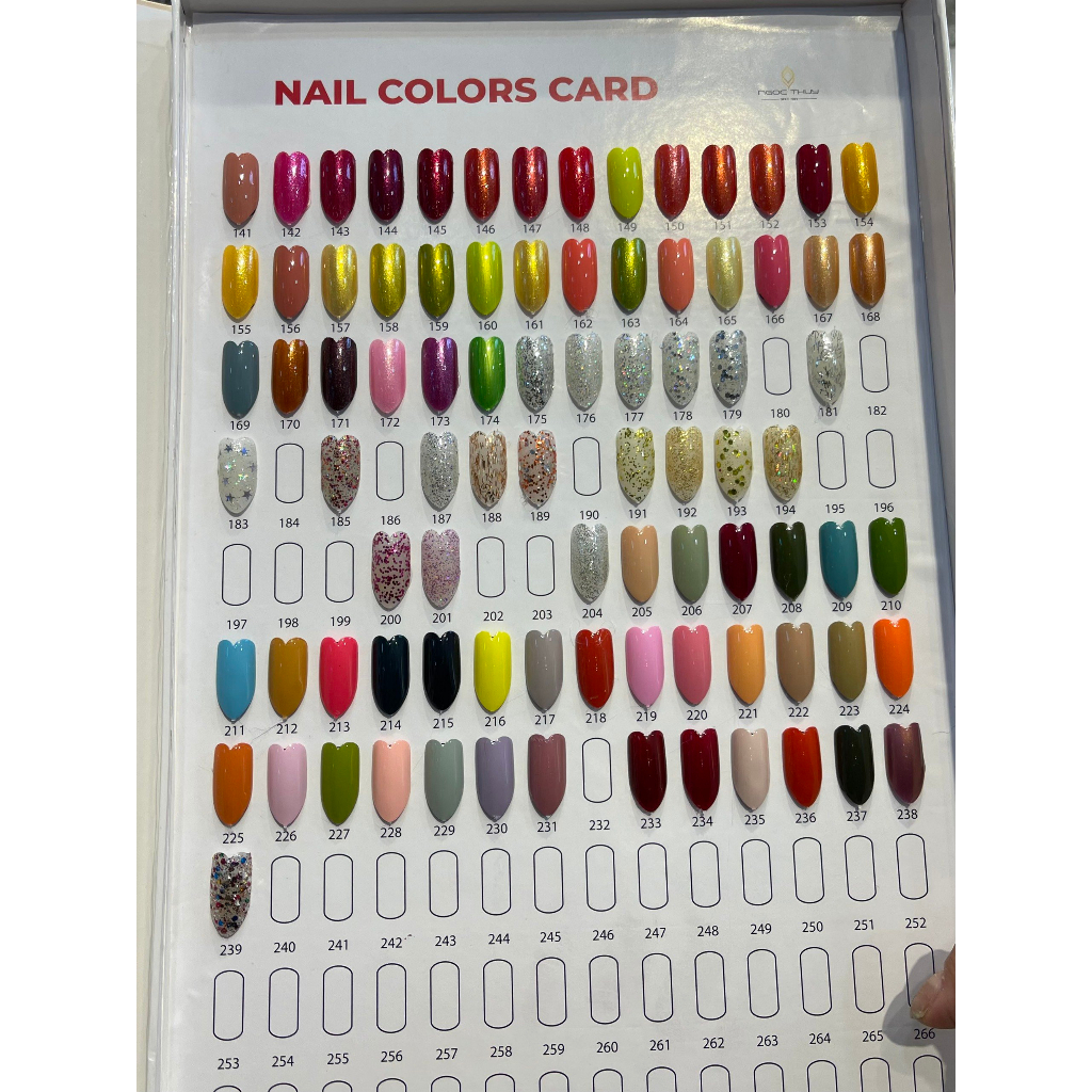 Sơn Móng Tay Cao Cấp Ngọc Thuỷ Nails 15ml - Mã AH35 209 - 223