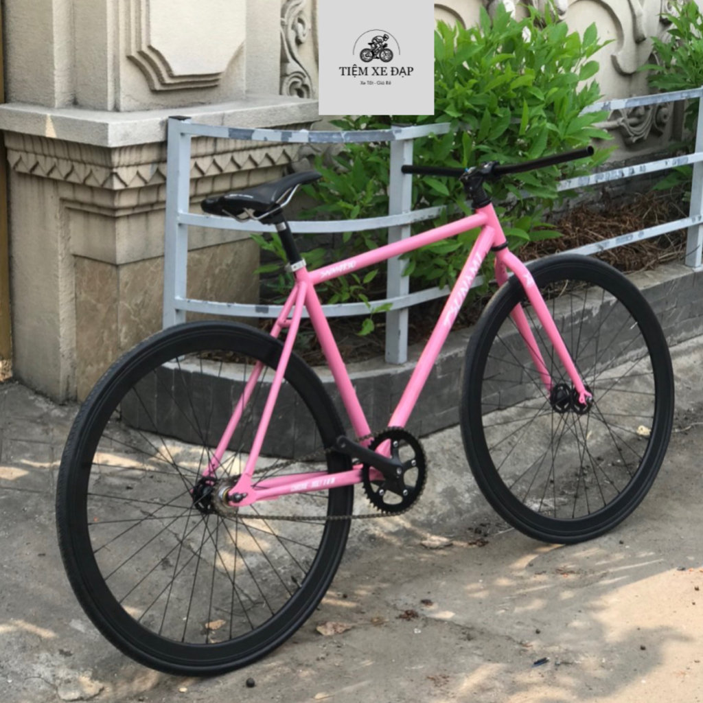 Xe Đạp Fixed Gear Tsunami 4130 Custom