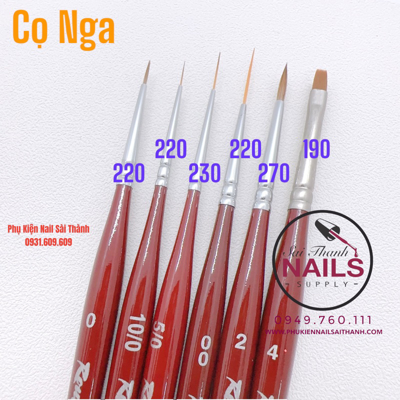 Cọ râu Nga 5/0-10/0