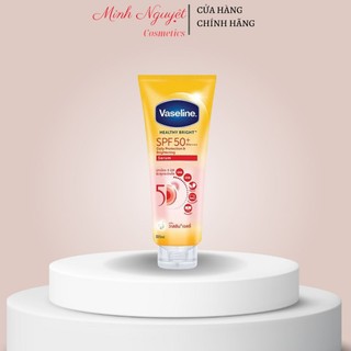 Dưỡng thể chống nắng vaseline 50x healthy bright spf50+ pa++++ 300ml thái lan