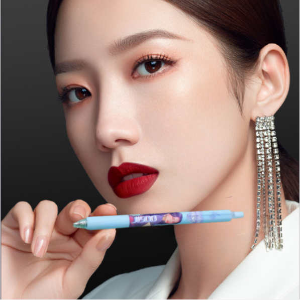 Bút Bi Viết Hàn Quốc Bút Bấm Hình Blackpink - Bút Bi Nước Học Sinh, Sinh Viên Văn Phòng Mực Đen