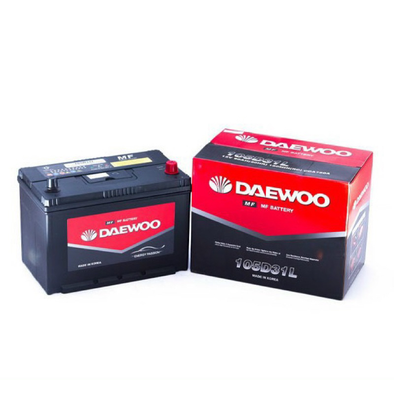 Ắc quy Ô tô NGOẠI NHẬP - Daewoo 105D31L 12V - 90AH