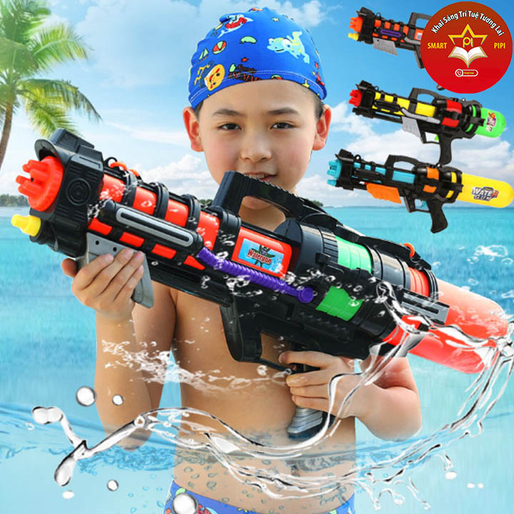 Đồ chơi vận động ngoài trời, súng nước CỠ LỚN cho bé bắn tia phun liên tục mạnh,bình chứa lớn thiết kế bền đẹp chắc chắn